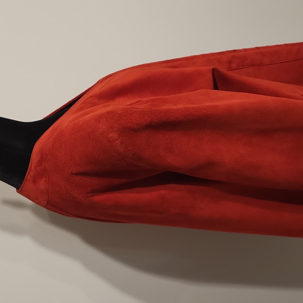Danier Red Suede Jacket - Picture 5 of 14